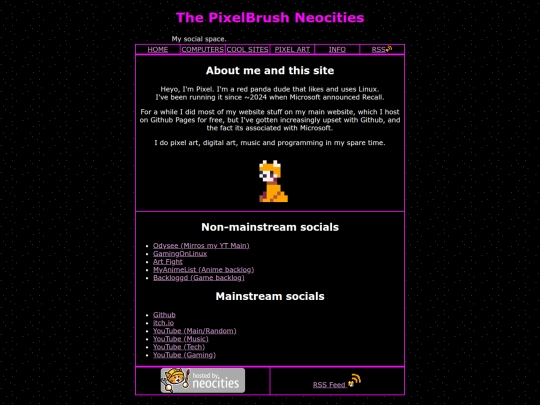 Website screenshot