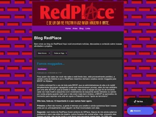 blog screenshot