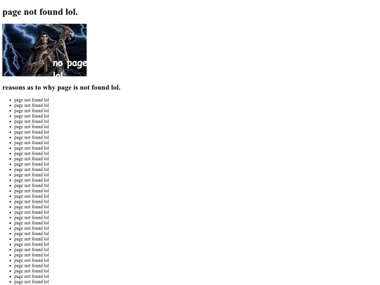 not_found screenshot