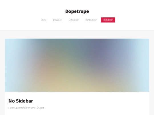 no-sidebar screenshot