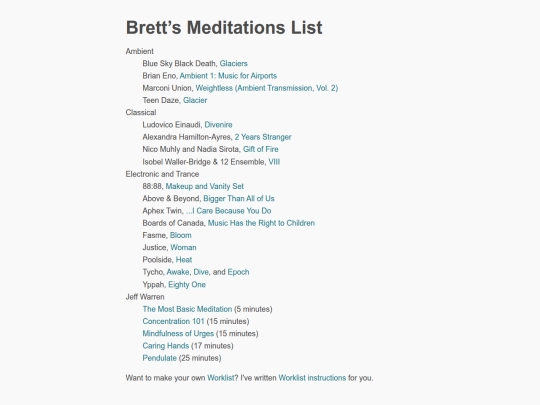 meditations screenshot
