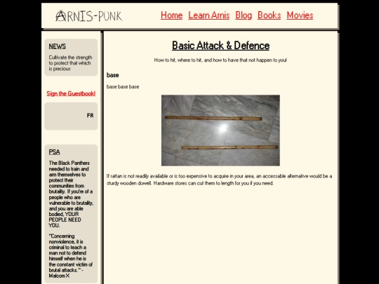 learnarnisposts/basicattackdefence screenshot