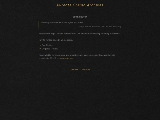 webmaster screenshot