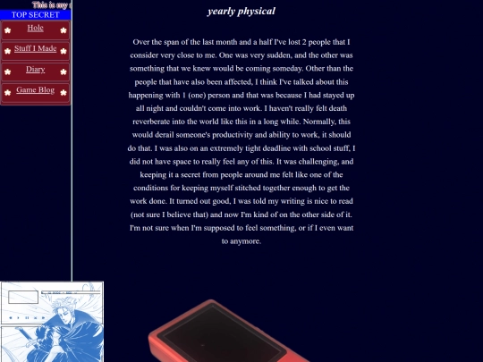 diaryphysical screenshot