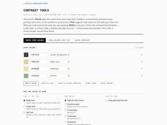 accessibility/contrast-tools screenshot