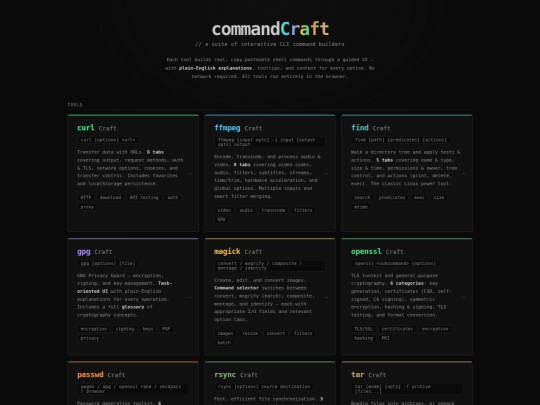 command-line-guis screenshot
