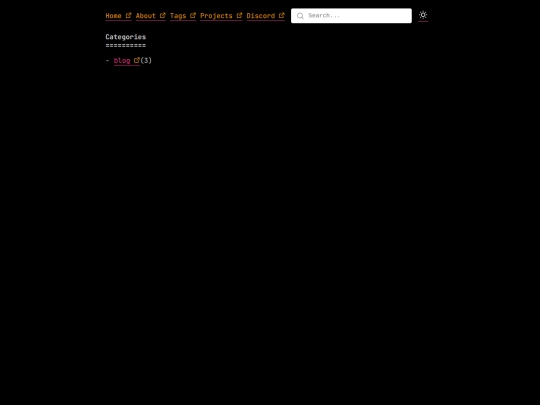 categories screenshot