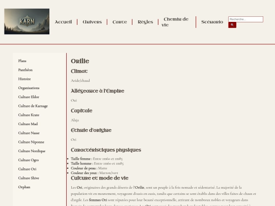 univers/cultureori screenshot