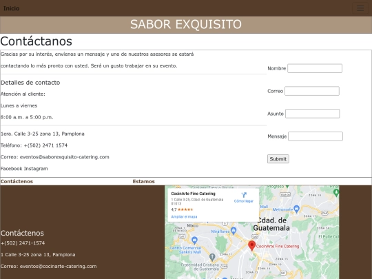 contacto screenshot