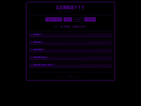 links screenshot