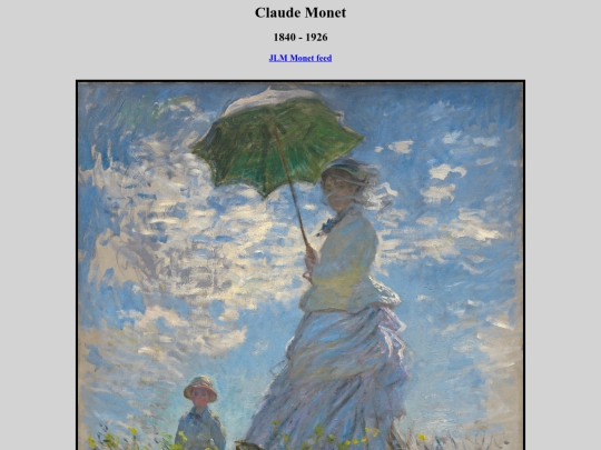 websites/Monet screenshot