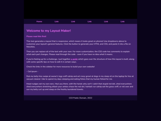 test screenshot