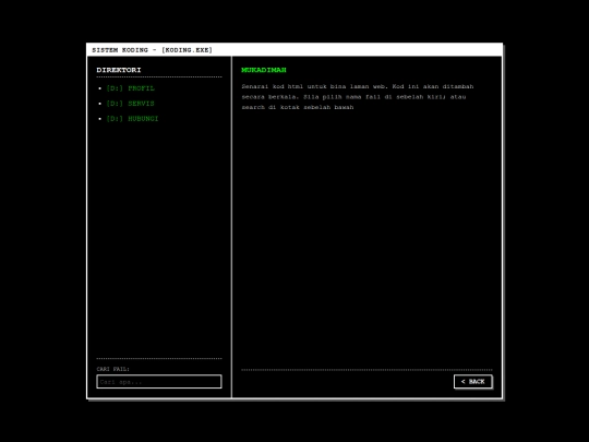 Coding screenshot