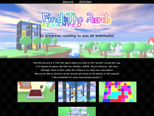 projects/findthesecrets screenshot