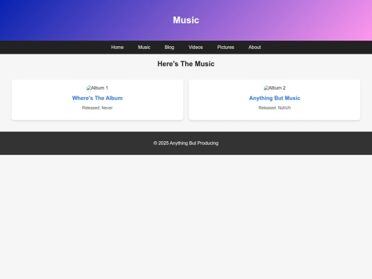 start/music screenshot