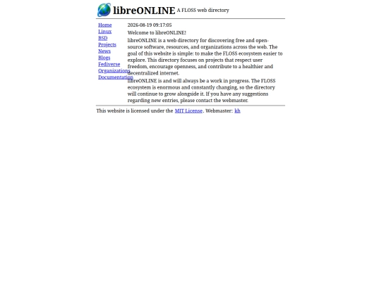 index screenshot