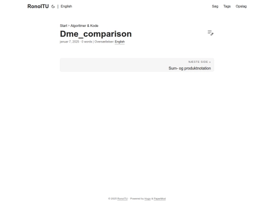 da/algorithms/dme_comparison screenshot