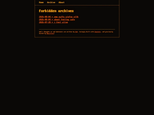 archive screenshot