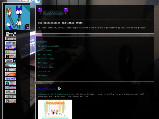 archives screenshot