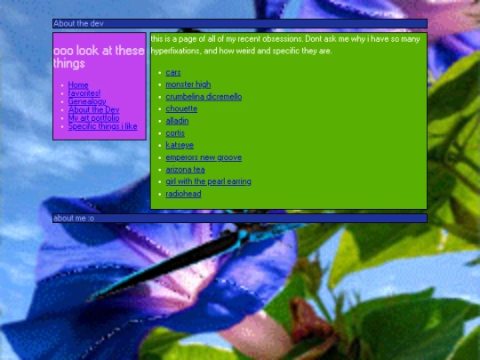 recentobsessions screenshot