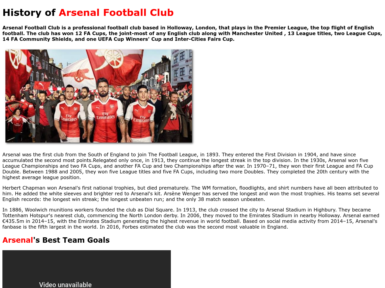 The website for the English football association, the Emirates FA Cup and  the England football team