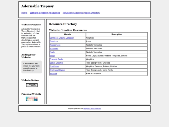Website screenshot