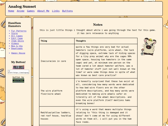 hamster/notes screenshot