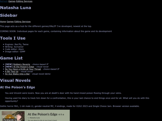 games screenshot