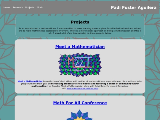 projects screenshot