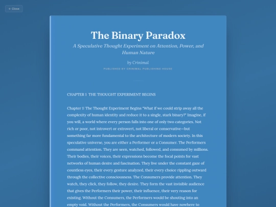 Contemplate/the-binary-paradox screenshot