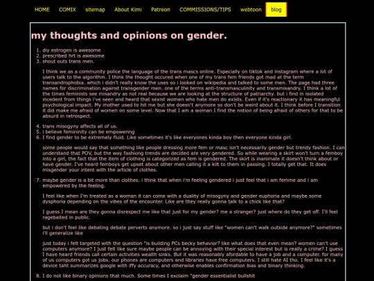 articles/gender screenshot