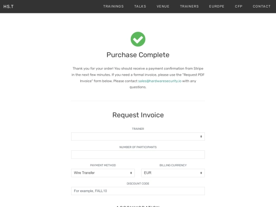 purchase-confirmation screenshot