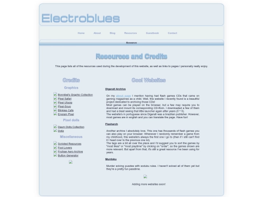 resources screenshot
