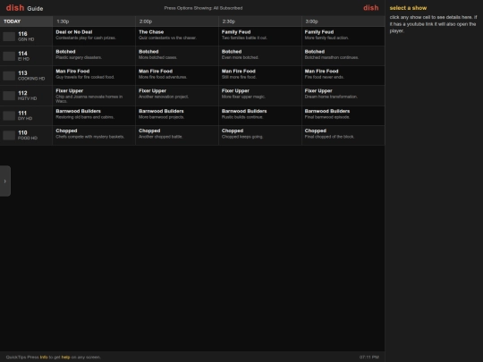 index screenshot