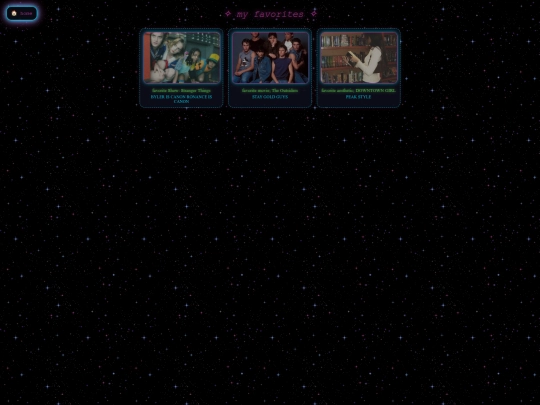 favorites screenshot