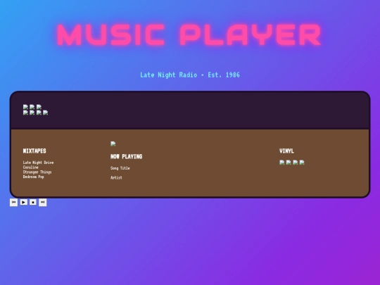musicplayer screenshot