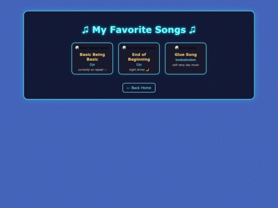 playlist screenshot