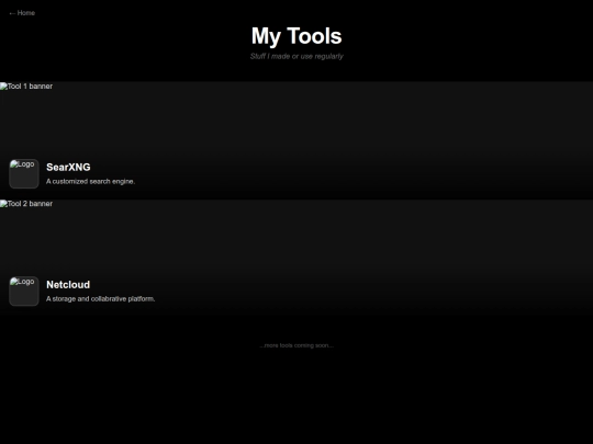 tools screenshot