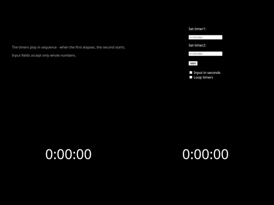 cluster/repository/timer/timer screenshot