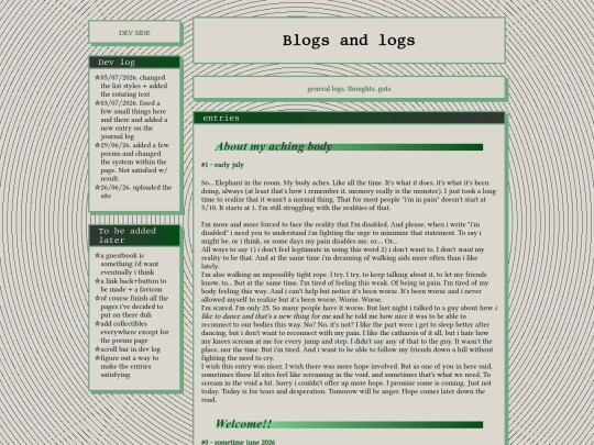 Lil Blog screenshot