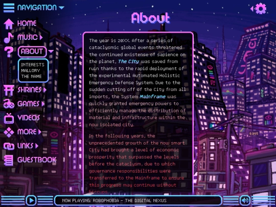 Website screenshot