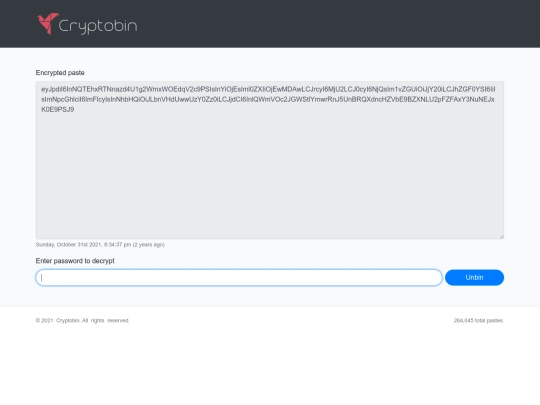 cryptobin/46j5v584 screenshot