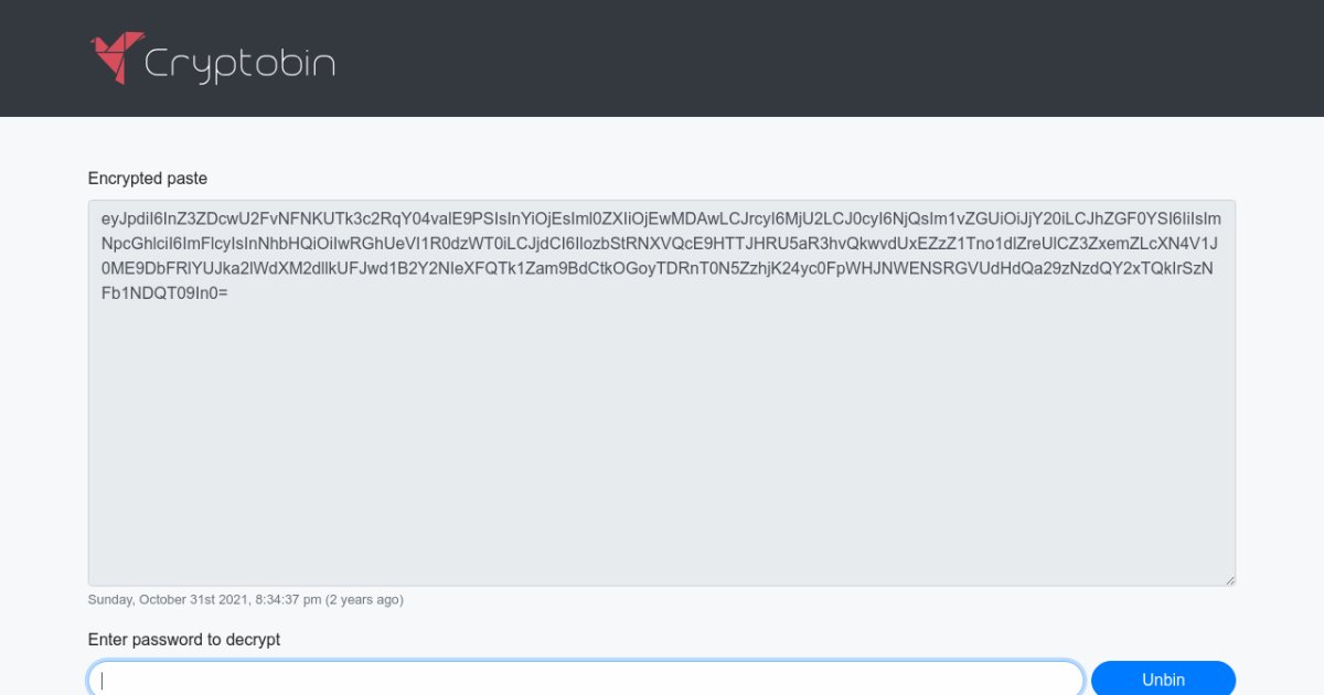 Cryptobin The Ultimate Secure Pastebin