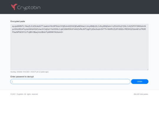 cryptobin/w235k7h7 screenshot