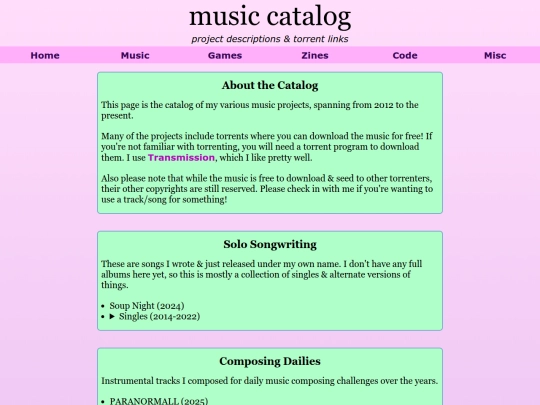 Website screenshot