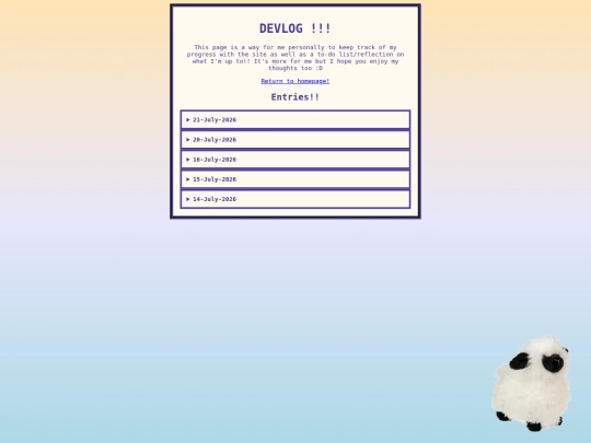 devlog screenshot