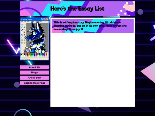 Website screenshot