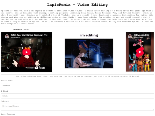 index screenshot