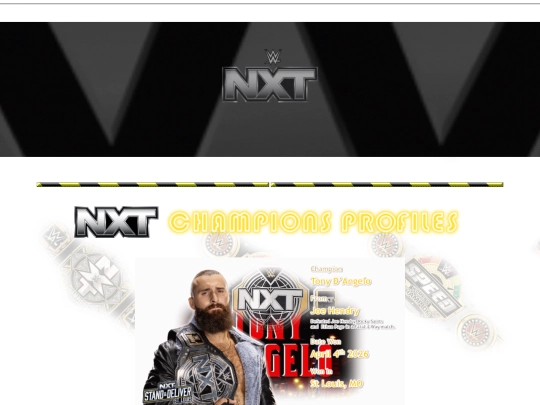 wwenxttitlehistory screenshot
