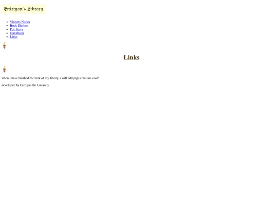 links screenshot